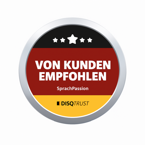 DISQtrust award for SprachPassion – language school in Frankfurt recognized as a leading private education provider in Germany